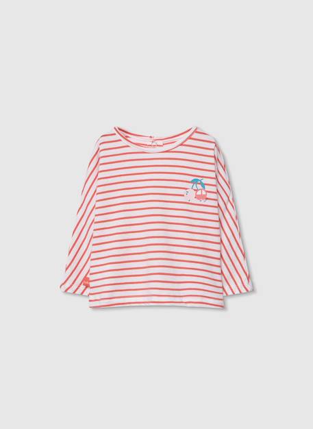 Bébé-T-shirt bébé coton rayé