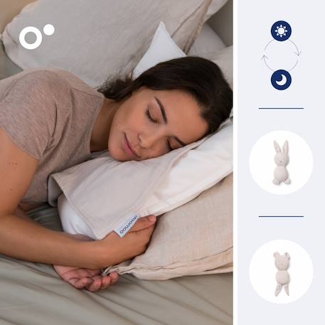 Doudou bébé you&me Beige+Rose 3 - vertbaudet enfant 