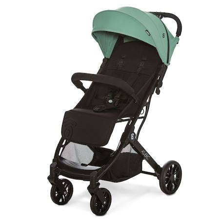 Poussette voyage légère trolley cabine Kubic 2 Noir+Vert et noir 7 - vertbaudet enfant 
