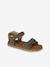 Sandales scratchées cuir enfant kaki+marine+sable 1 - vertbaudet enfant 
