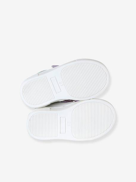 Baskets bébé cuir à scratchs lot violet 5 - vertbaudet enfant 