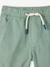 Bermuda garçon élastique bleu jean+jaune pastel+vert sapin 15 - vertbaudet enfant 