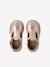 Salomé bébé cuir blanc+rose poudré 11 - vertbaudet enfant 