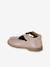 Salomé bébé cuir blanc+rose poudré 10 - vertbaudet enfant 