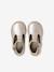 Chaussures salomés bébé fille cuir boucle beige irisé+blanc 4 - vertbaudet enfant 
