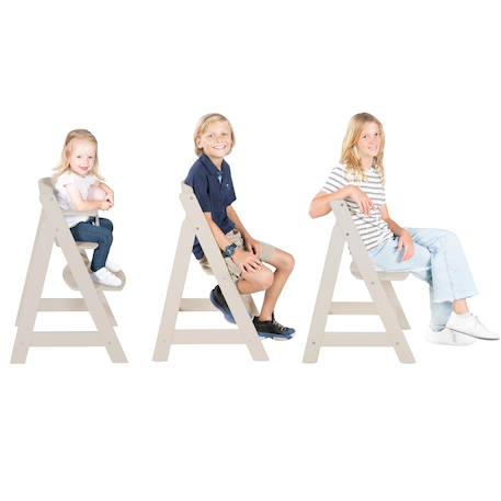 Chaise haute évolutive en bois sit up flex - utilisable jusqu'à la chaise d'adolescent Anthracite+Beige délavé+Blanc+Bois naturel+Cachemire / beige+Gris+Marron+Noir 30 - vertbaudet enfant 