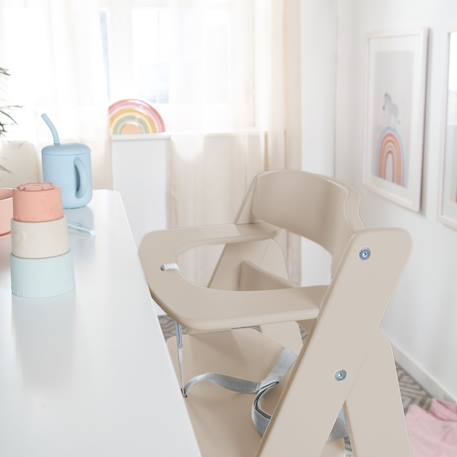 Chaise haute évolutive en bois sit up flex - utilisable jusqu'à la chaise d'adolescent Anthracite+Beige délavé+Blanc+Bois naturel+Cachemire / beige+Gris+Marron+Noir 27 - vertbaudet enfant 