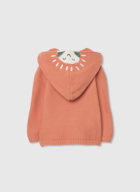 Gilet bébé en tricot Marron 2 - vertbaudet enfant 