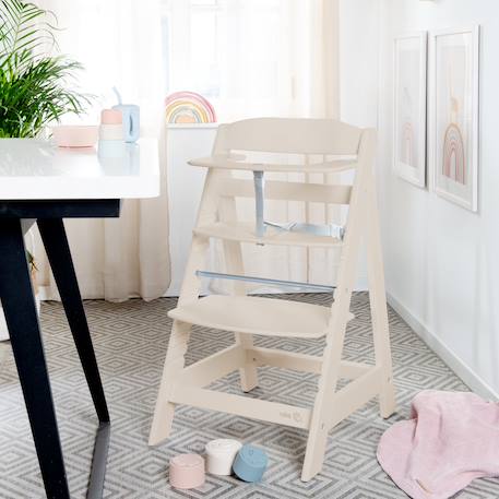 Chaise haute évolutive en bois sit up flex - utilisable jusqu'à la chaise d'adolescent Anthracite+Beige délavé+Blanc+Bois naturel+Cachemire / beige+Gris+Marron+Noir 26 - vertbaudet enfant 