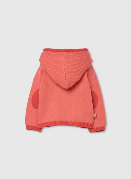 Gilet en tricot  pour bébé Rose 2 - vertbaudet enfant 