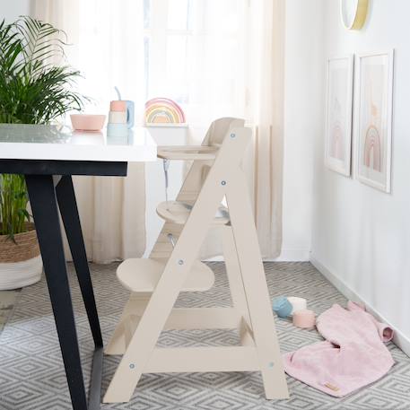 Chaise haute évolutive en bois sit up flex - utilisable jusqu'à la chaise d'adolescent Anthracite+Beige délavé+Blanc+Bois naturel+Cachemire / beige+Gris+Marron+Noir 29 - vertbaudet enfant 