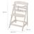 Chaise haute évolutive en bois sit up flex - utilisable jusqu'à la chaise d'adolescent Anthracite+Beige délavé+Blanc+Bois naturel+Cachemire / beige+Gris+Marron+Noir 28 - vertbaudet enfant 