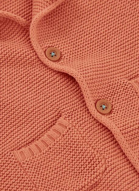 Gilet bébé en tricot Marron 3 - vertbaudet enfant 