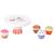 Présentoir à cupcakes en bois pour dînette Blanc, rouge, noir 1 - vertbaudet enfant 