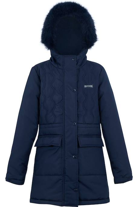 Veste motif style matelassé fabrizia ii Bleu marine+Noir 1 - vertbaudet enfant 