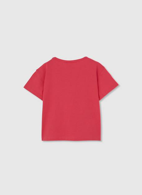 T-shirt fille coton Rose 2 - vertbaudet enfant 