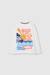 T-shirt pour enfant à manches longues en coton Blanc 1 - vertbaudet enfant 