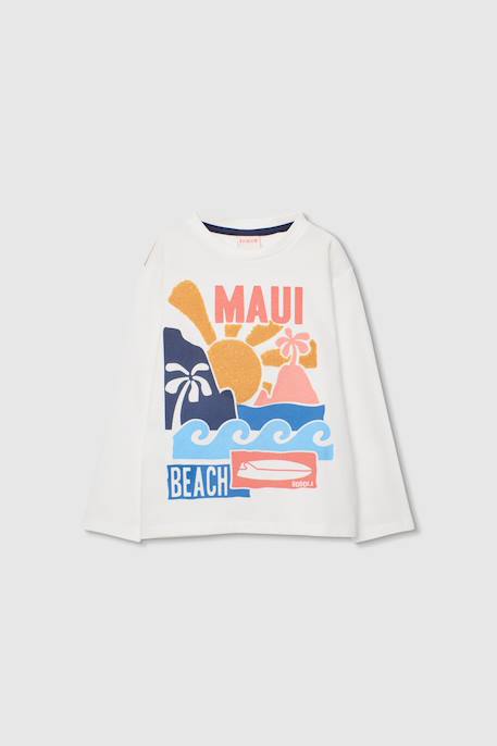 Garçon-T-shirt pour enfant à manches longues en coton