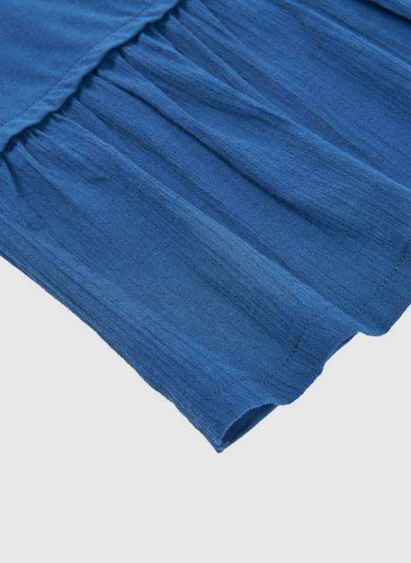 T-shirt fille manches longues coton Bleu 4 - vertbaudet enfant 