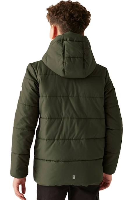 Veste matelassée  halkner Bleu gris+Rouge sombre+Vert kaki foncé 17 - vertbaudet enfant 