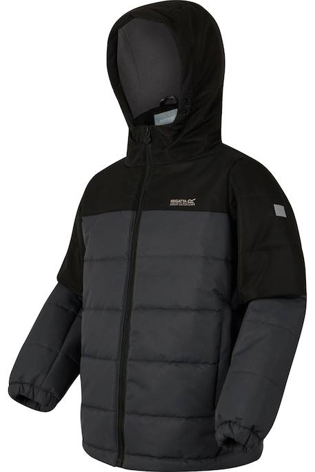 Veste isolante  lofthouse Noir / gris phoque 3 - vertbaudet enfant 