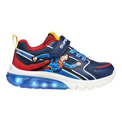 Chaussures-Baskets superman lumineuses - ciberdron junior pour garçon