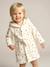 Peignoir bébé COEUR, avec coton recyclé blanc imprimé 1 - vertbaudet enfant 