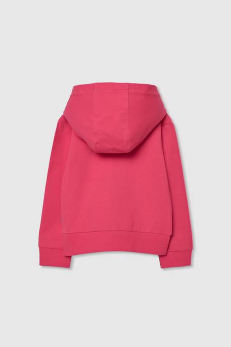 Gilet à capuche fille Rose 2 - vertbaudet enfant 