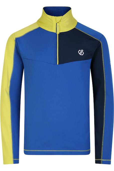 Veste thermique intermédiaire zippée formate ii Anthracite / jaune prune+Bleu olympien / denim sombre 4 - vertbaudet enfant 