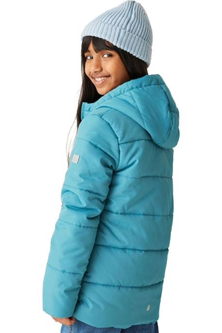 Veste matelassée  halkner Bleu gris+Rouge sombre+Vert kaki foncé 5 - vertbaudet enfant 