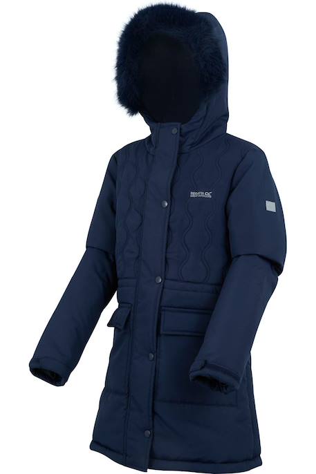 Veste motif style matelassé fabrizia ii Bleu marine+Noir 4 - vertbaudet enfant 