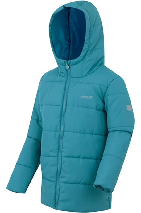 Veste matelassée  halkner Bleu gris+Rouge sombre+Vert kaki foncé 3 - vertbaudet enfant 