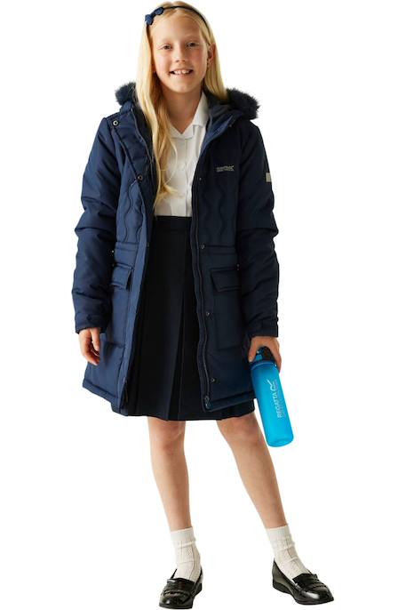 Veste motif style matelassé fabrizia ii Bleu marine+Noir 6 - vertbaudet enfant 