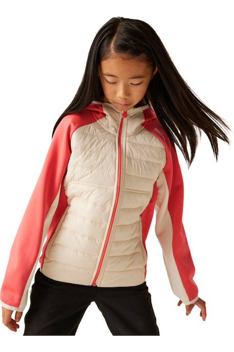 Veste hybride kielder  ix Bleu marine+Vanille clair / pêche foncée 8 - vertbaudet enfant 
