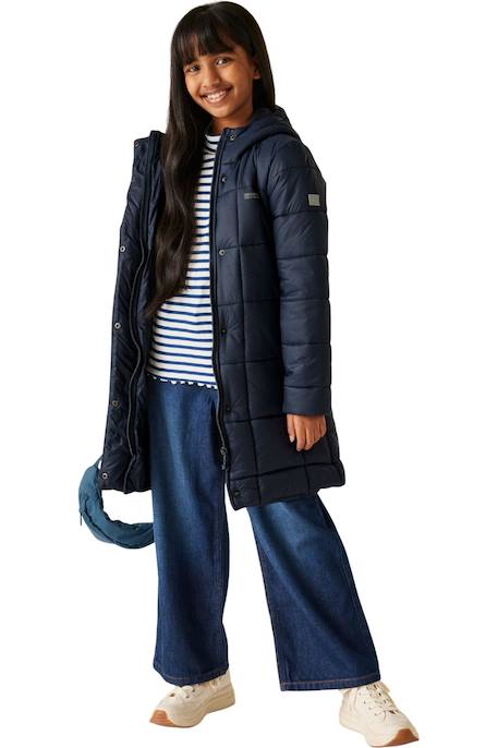 Veste matelassée motif style matelassé  embrie Bleu marine+Noir+Vert sombre 6 - vertbaudet enfant 