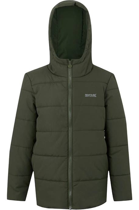 Veste matelassée  halkner Bleu gris+Rouge sombre+Vert kaki foncé 12 - vertbaudet enfant 
