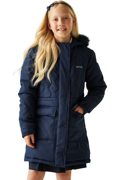 Veste motif style matelassé fabrizia ii Bleu marine+Noir 5 - vertbaudet enfant 