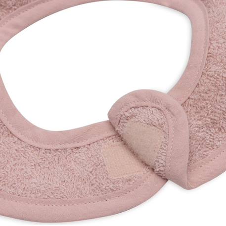 Lot de 3 bavoirs en éponge wild rose-nougat-biscuit Rose, beige, marron 5 - vertbaudet enfant 