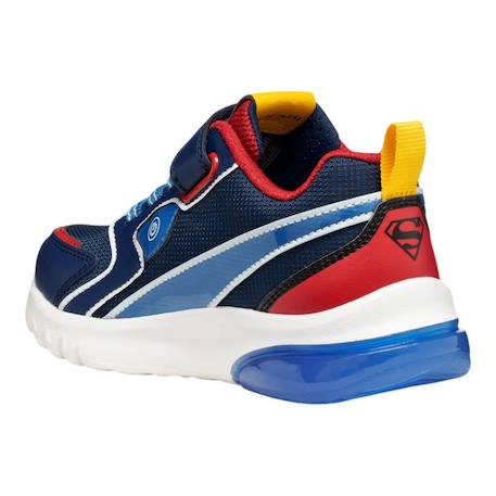 Baskets superman lumineuses - ciberdron junior pour garçon Bleu 3 - vertbaudet enfant 