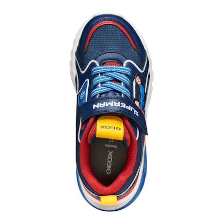 Baskets superman lumineuses - ciberdron junior pour garçon Bleu 5 - vertbaudet enfant 