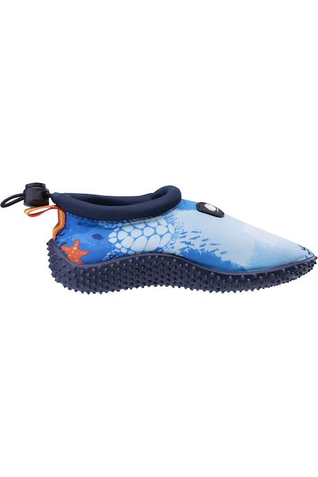 Chaussures aquatiques style imprimé mer  tabuk Bleu 3 - vertbaudet enfant 