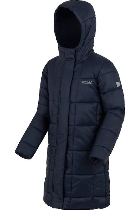Veste matelassée motif style matelassé  embrie Bleu marine+Noir+Vert sombre 3 - vertbaudet enfant 
