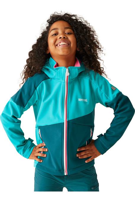 Veste softshell acidity  vii Bleu marine+Bleu tahoe / bleu marocain 8 - vertbaudet enfant 