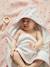 Cape de bain personnalisable et gant de toilette NOEUDS blanc imprimé 2 - vertbaudet enfant 