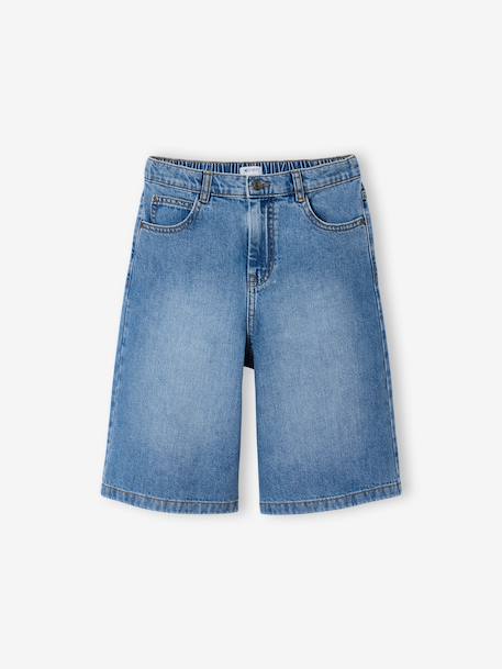 Bermuda long denim double stone 3 - vertbaudet enfant 