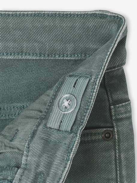 Bermuda garçon 5 poches argile+bleu grisé+terracotta+vert émeraude 21 - vertbaudet enfant 