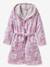 Peignoir de bain enfant MARGUERITE personnalisable, avec coton recyclé mauve 4 - vertbaudet enfant 