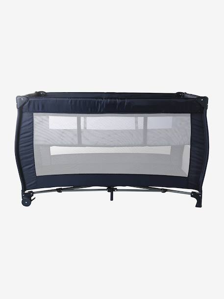 Lit pliant bébé 2 hauteurs de couchage anthracite+marine 11 - vertbaudet enfant 