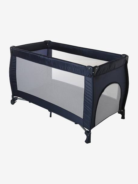 Lit pliant bébé 2 hauteurs de couchage anthracite+marine 9 - vertbaudet enfant 