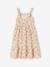 Robe mi longue imprimée fleurs écru 2 - vertbaudet enfant 